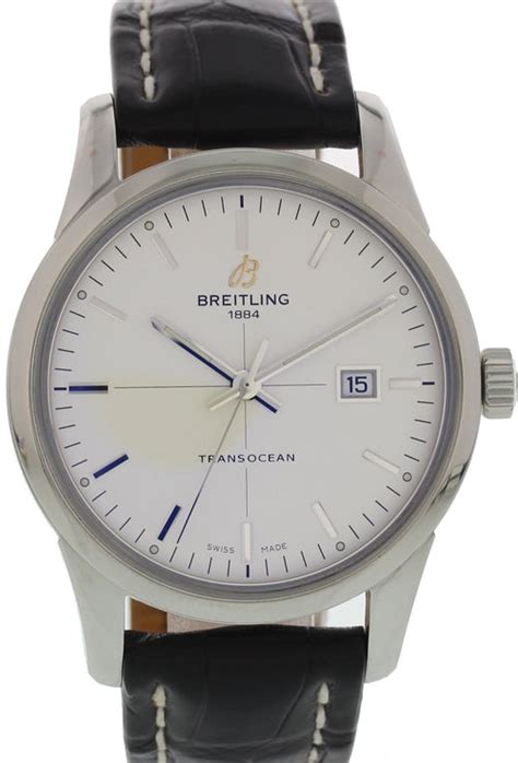 breitling transocean date a10360|Breitling Transocean Date Stainless Steel 43mm ref. A10360.